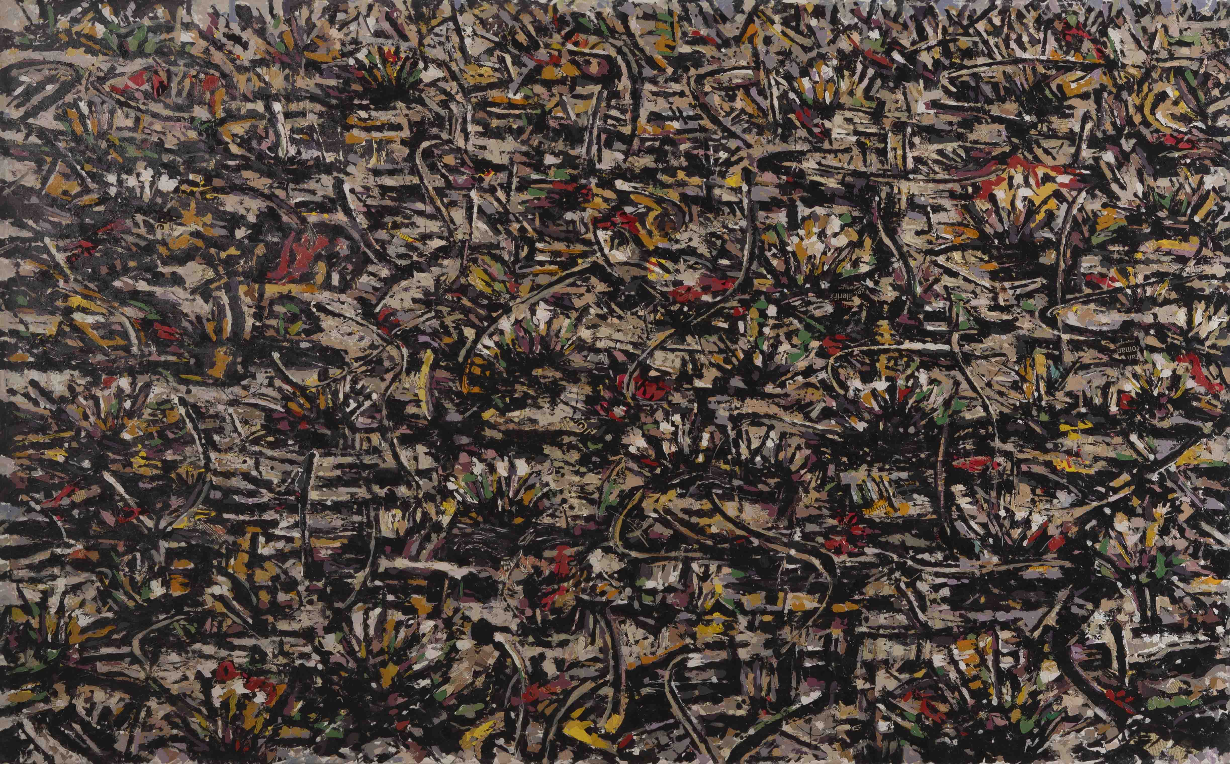 Bir gezginin ögleden sonrasi, tuval üzeri akril boya,150x250 cm,2016 